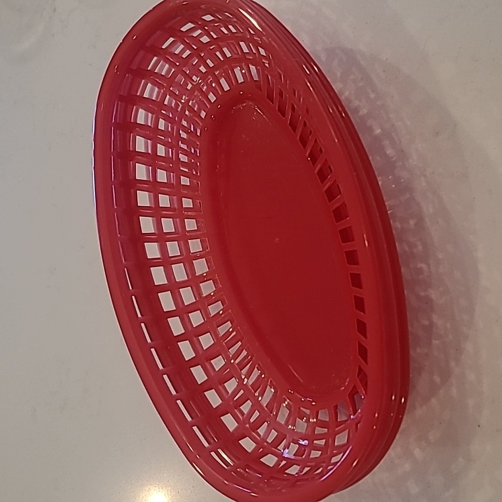 Free With Purchase! Drive In Hot Dog Hamburger Baskets New!